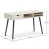 Mesa de Madeira - Design Escandinavo - Beckett + Cadeira de Jantar - Stylix image 7