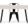Mesa de Madeira - Design Escandinavo - Beckett + Cadeira de Jantar - Stylix image 7