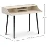 Mesa de Madeira - Design Escandinavo - Torkel + Cadeira de Escritório de Design - Joan image 7