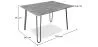 Conjunto de Mesa - Diseño Industrial 120cm - Hairpin + Cadeira de Jantar - Stylix image 7