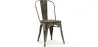 Cadeira de Jantar - Design Industrial - Aço e Madeira - Nova Edição - Stylix image 7