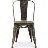Cadeira de Jantar - Design Industrial - Aço e Madeira - Nova Edição - Stylix image 7