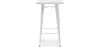 Mesa banquinho quadrada - Design industrial - 100 cm  - Galla image 7