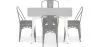 Pack Mesa de Jantar e 4 Cadeiras de Jantar Design Industrial - Nova Edição- Bistrot Stylix image 7