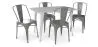 Pack Mesa de Jantar e 4 Cadeiras de Jantar Design Industrial - Nova Edição- Bistrot Stylix image 7