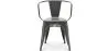 Cadeira de jantar com braços - Design industrial - Aço - Nova edição - Stylix image 7