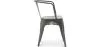 Cadeira de jantar com braços - Design industrial - Aço - Nova edição - Stylix image 7