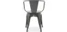 Cadeira de jantar com braços - Design industrial - Aço - Nova edição - Stylix image 7