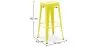 Banco de Bar – Estilo Industrial – Aço – 76 cm – Stylix image 7