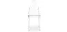 Conjunto de 2 cadeiras de jantar transparentes - Victoria Queen image 7