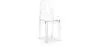 Conjunto de 2 cadeiras de jantar transparentes - Victoria Queen image 7