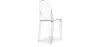 Conjunto de 2 cadeiras de jantar transparentes - Victoria Queen image 7