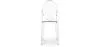 Conjunto de 2 cadeiras de jantar transparentes - Victoria Queen image 7