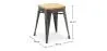 Banco Bar - Design Industrial - Madeira e Aço - 45cm - Nova Edição - Stylix image 7