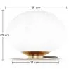 Luminária de mesa - Luminária de sala de estar de Desenho - Bola de cristal - Bale image 7