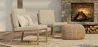 Cadeira Lounge de madeira - Cadeira de design estilo Boho Bali - Glan image 7