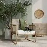 Cadeira Lounge de Vime - Cadeira de design - Boho Bali - Qawa image 7