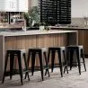 Banco Bar - Design Industrial - Aço Mate - 60cm - Nova Edição - Stylix image 7
