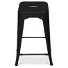 Banco Bar - Design Industrial - Aço Mate - 60cm - Nova Edição - Stylix image 7