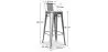 Banco Bar com Encosto - Desenho Industrial - 76cm - Nova Edição - Stylix image 7