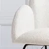 Poltrona de Balanço com Braços - Estofada em Tecido Bouclé - Freia image 7