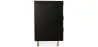 Aparador Preto de design Vintage em Madeira e Metal - Huisu image 7