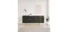Aparador Preto de design Vintage em Madeira e Metal - Huisu image 7