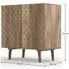 Aparador de Madeira Natural - Design Boho Bali - Scarp image 7