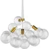Luminária de teto de bolas de vidro - Pendente de Desenho - 12 globos - Glaub image 7