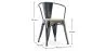 Pack Mesa de Jantar e 4 Cadeiras de Jantar com Braços Desenho Industrial - Nova Edição - Bistrot Stylix image 7