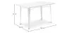 Pack Mesa de Jantar e 4 Cadeiras de Jantar com Braços Desenho Industrial - Nova Edição - Bistrot Stylix image 7