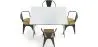 Pack Mesa de Jantar e 4 Cadeiras de Jantar com Braços Desenho Industrial - Nova Edição - Bistrot Stylix image 7