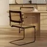 Cadeira de Jantar com Braços - Vintage - Madeira e Rattan - Bastral image 7