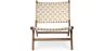 Poltrona de Salão - Poltrona de Design Artesanal Boho Bali - Madeira e Corda - Recia image 7