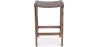 Banquinho de madeira - Design Boho Bali - Couro - Recia image 7