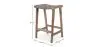 Banquinho de madeira - Design Boho Bali - Couro - Recia image 7