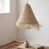 Lâmpada de teto de esparto - Luminária pendente de stile Boho Bali - Pitse image 7