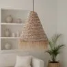 Lâmpada de teto de esparto - Luminária pendente de stile Boho Bali - Pitse image 7