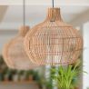 Luminária de Teto de Rattan - Luminária Pendente de stile Boho Bali - Elan image 7