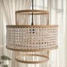 Luminária de teto de ratan - Pendente de stile Boho Bali - Yei image 7