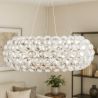 Luminária de teto - Pendente de bolas de cristal - 35cm - Savoni image 7