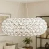 Luminária de teto - Pendente de bolas de cristal - 35cm - Savoni image 7