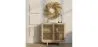 Aparador de Madeira Natural - Design Boho Bali - 2 portas - Treys image 7