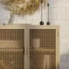 Aparador de Madeira Natural - Design Boho Bali - 2 portas - Treys image 7