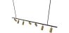 Candeeiro de Teto Rail - 7 Focos Dourados Ajustáveis - 140CM image 7