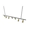Candeeiro de Teto Rail - 7 Focos Dourados Ajustáveis - 140CM image 7