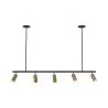 Candeeiro de Teto Rail - 5 Focos Dourados Ajustáveis - 110CM image 7