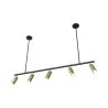 Candeeiro de Teto Rail - 5 Focos Dourados Ajustáveis - 110CM image 7