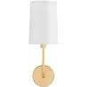 Candeeiro Aplique de Parede - Dourado com Abajur de Tecido - Miu image 7