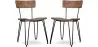Pack de 2 Cadeiras de Jantar em Madeira - Design Industrial - Hairpin image 7